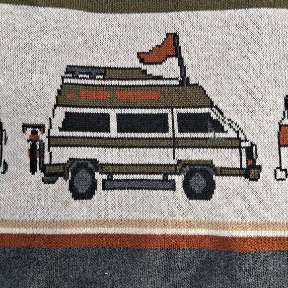 KAVU camper van print sweater - Picture 4 of 14